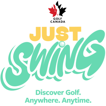 Just Swing logo with Tagline